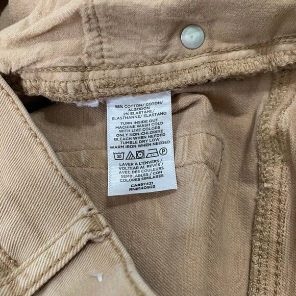 LOFT beige high waist skinny ankle cotton stretch‎ casual pants - Picture 9 of 12